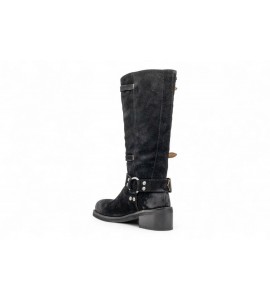 CORAL BLUE STIVALE BIKER