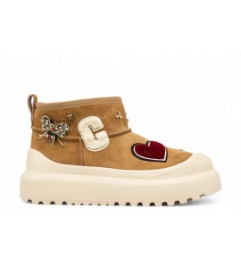 COLORS OF CALIFORNIA Stivale in pelle con patch