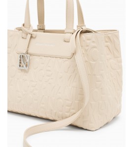 ARMANI EXCHANGE Borsa a mano con logo allover