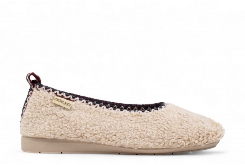Pantofola teddy con ricamo...