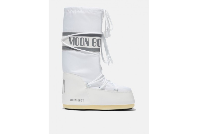 MOON BOOT ICON BIANCO IN NYLON