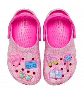 CROCS Mattel Pink Barbie Classic Clog T 211407-90H