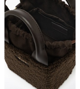 DATE CUBO BAG TEDDY WHITE B431-CB-TD-CH