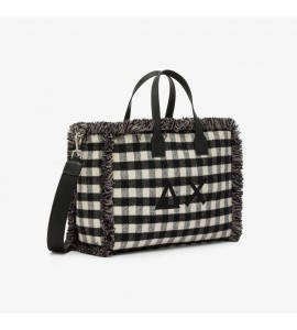 SUN68 Shopping bag midi Cali in teddy