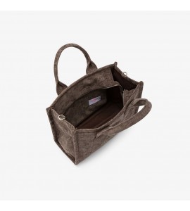 Shopping bag midi Cali in velluto