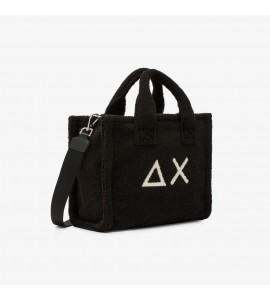 SUN68 Shopping bag midi Cali in teddy