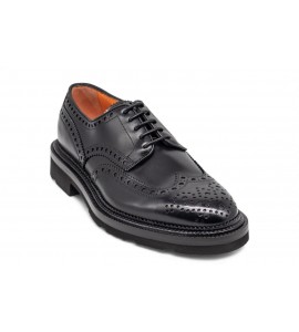 SANTONI Stringata Derby brogue in pelle MCCO15761JL4GNTGN01