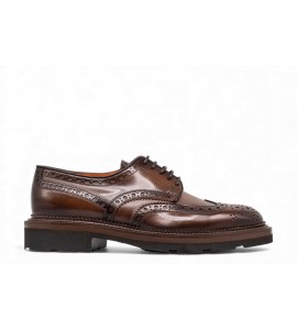 SANTONI Stringata Derby brogue in pelle MCCO15761JL4GNTGM48