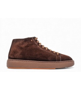 SANTONI sneaker in suede MBDC22141FOXKAOLS26