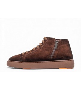 SANTONI sneaker in suede MBDC22141FOXKAOLS26