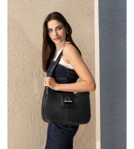 NeroGiardiniBorsa Hobo da Donna in Pelle I544021D/100