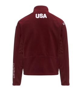 KAPPA 6CENTO 687C US Red pomegranate