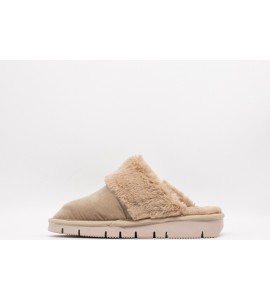 GRUNLAND Ciabatta con eco pelliccia | LOXI