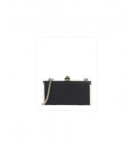 COCCINELLE POCHETTE RIGIDA LELIV NOIR