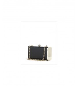 COCCINELLE POCHETTE RIGIDA LELIV NOIR