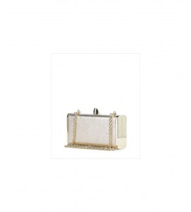 COCCINELLE POCHETTE RIGIDA LELIV pale gold