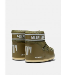 MOON BOOT STIVALE ICON LOW IN NYLON KHAKI 0D1409340/M006