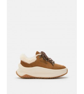 MOON BOOT SNEAKER MOON247 CITY IN SHEARLING COGNAC