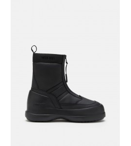 MOON BOOT UOMO STIVALE LUNA NERO CON ZIP