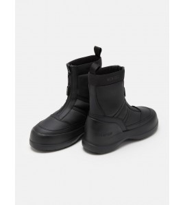 MOON BOOT UOMO STIVALE LUNA NERO CON ZIP