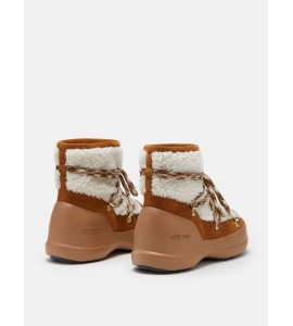 MOON BOOT STIVALE LUNA MARRONE IN SHEARLING