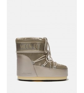MOON BOOT STIVALE ICON GLANCE PLATINO IN RASO