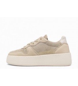 DATE COURT PLATFORM HAIRY BEIGE