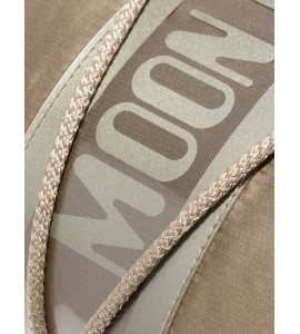 MOON BOOT JUNIOR ICON GLANCE PLATINO IN RASO