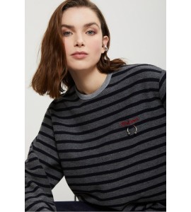 OTTOD'AME FELPA GREY PCRDMF0033