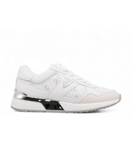 GUESS Runner Mickay 4G logo.Runner in simil pelle