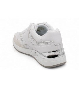 GUESS Runner Mickay 4G logo.Runner in simil pelle