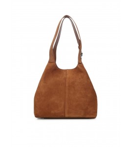 COCCINELLE C-EASY SUEDE COGNAC