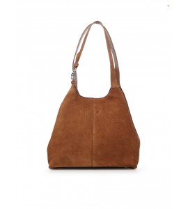 COCCINELLE C-EASY SUEDE COGNAC