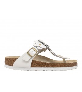 BIRKENSTOCK DONNA GIZEH FLOWER EMBE WHITE 1026686
