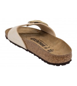 BIRKENSTOCK DONNA Madrid Big Buckle Graceful Pearl White 1015279