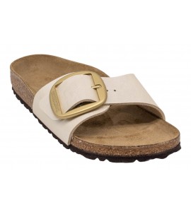 BIRKENSTOCK DONNA Madrid Big Buckle Graceful Pearl White 1015279