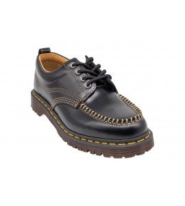 DR MARTENS Scarpe Lowell Moc Toe in pelle 31816001 BLACK