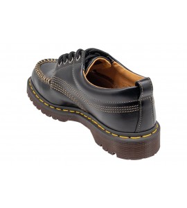 DR MARTENS Scarpe Lowell Moc Toe in pelle 31816001 BLACK