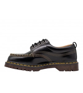 DR MARTENS Scarpe Lowell Moc Toe in pelle 31816001 BLACK