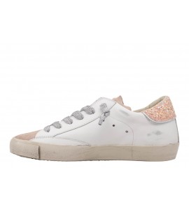 PHILIPPE MODEL donna PRSX VEU GLITTER PRLD VG06 bianco/rosa