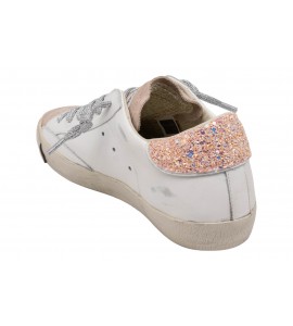 PHILIPPE MODEL donna PRSX VEU GLITTER PRLD VG06 bianco/rosa