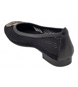 CARMELA BALLERINA TEX 163262 nero