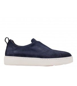 SANTONI Sneaker slip-on da uomo MBCD21995BARTFEHU59 BLUE