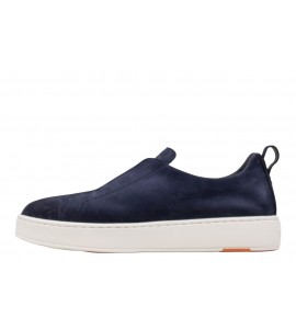 SANTONI Sneaker slip-on da uomo MBCD21995BARTFEHU59 BLUE