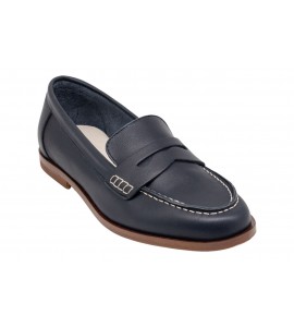 VSL MOCASSINO DONNA IN PELLE 3000 BLU