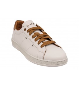 EXTON SNEAKER 100 COMB BIANCO/CUOIO
