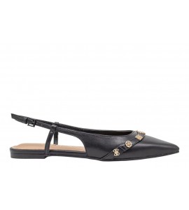 GUESS SLINGBACK DORLEEFLPDORLEA05 BLACK