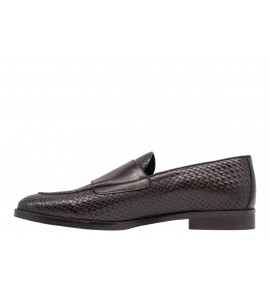 EXTON MOCASSINO CON FIBBIE 1834 CASTAGNO