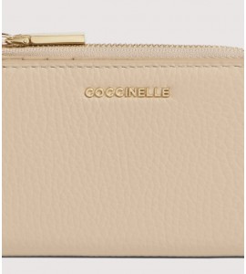 COCCINELLE PORTAFOGLI METALLIC SMALL E2MW511D101N64 SANDSHELL