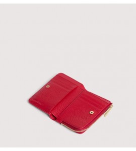 COCCINELLE PORTAFOGLI METALLIC SMALL E2MW511D101R02 SCARLET